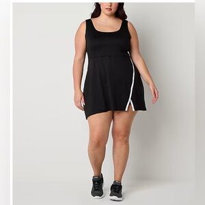 Xersion Size XL Black & White EverUltra-Lite Womens Active Tennis Dress. New
